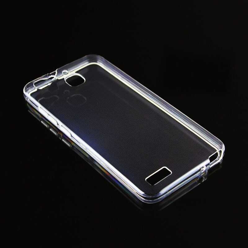 Huawei G8 Kılıf Zore Süper Silikon Kapak Renksiz