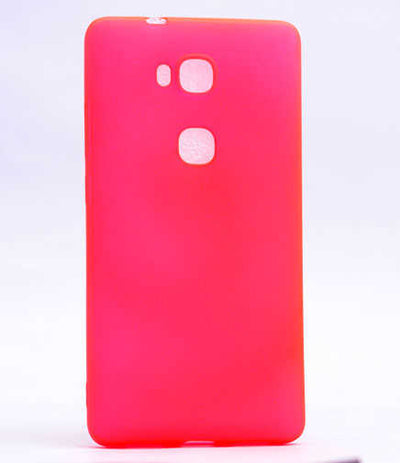 Huawei GR5 Kılıf Zore Premier Silikon Kapak Pembe