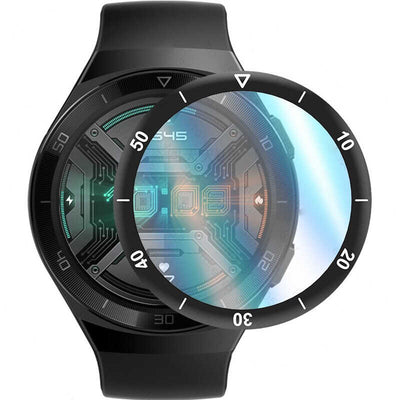 Huawei GT 2E 46mm Sport PMMA Pet Saat Ekran Koruyucu Siyah