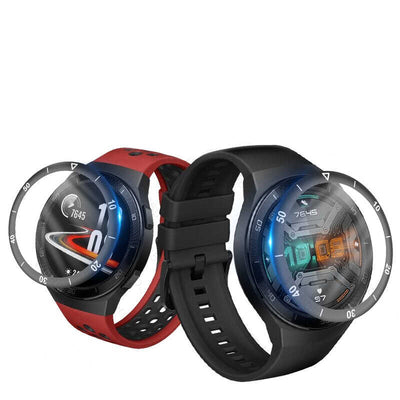 Huawei GT 2E 46mm Sport PMMA Pet Saat Ekran Koruyucu Siyah
