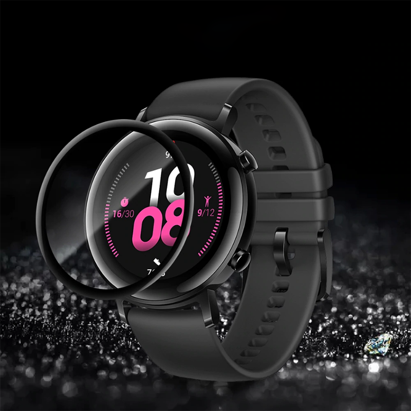 Huawei GT 2E 46mm Vitality PMMA Pet Saat Ekran Koruyucu Siyah