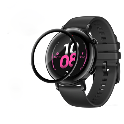 Huawei GT 2E 46mm Vitality PMMA Pet Saat Ekran Koruyucu Siyah