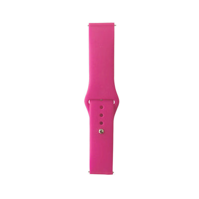 Huawei GT2 42mm Band Serisi 20mm Klasik Kordon Silikon Strap Kayış Barbie Powder