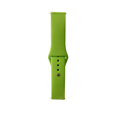 Huawei GT2 42mm Band Serisi 20mm Klasik Kordon Silikon Strap Kayış Yeşil