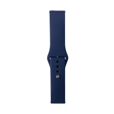 Huawei GT2 42mm Band Serisi 20mm Klasik Kordon Silikon Strap Kayış Midnight Blue