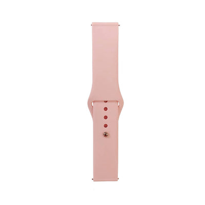 Huawei GT2 42mm Band Serisi 20mm Klasik Kordon Silikon Strap Kayış Vintage Rose