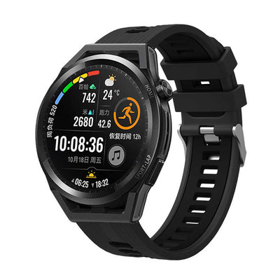 Huawei GT2 42mm KRD-55 Silikon Kordon Siyah