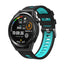 Huawei GT2 42mm KRD-55 Silikon Kordon Siyah-Mavi