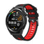 Huawei GT2 42mm KRD-55 Silikon Kordon Siyah-Kırmızı