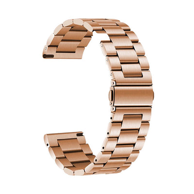Huawei GT2 42mm Zore Band-04 20mm Metal Kordon Rose Gold