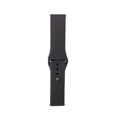 Huawei GT2 46mm Band Serisi 22mm Klasik Kordon Silikon Strap Kayış Gri