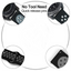 Huawei GT2 46mm KRD-02 22mm Silikon Kordon Siyah-Gri
