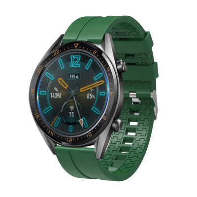 Huawei GT2 46mm KRD-23 22mm Silikon Kordon Siyah