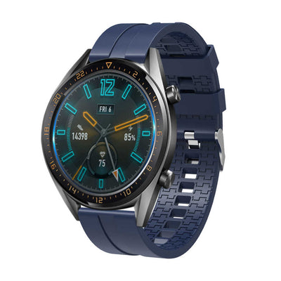 Huawei GT2 46mm KRD-23 22mm Silikon Kordon Lacivert