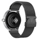 Huawei GT2 46mm Zore KRD-100 22mm Titanyum Hasır Kordon Siyah-Titanyum