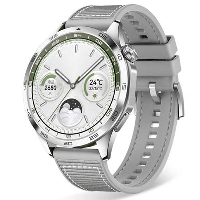 Huawei GT2 46mm Zore KRD-102 22mm Silikon Kordon Gri