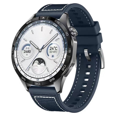 Huawei GT2 46mm Zore KRD-102 22mm Silikon Kordon Turuncu