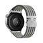 Huawei GT2 46mm Zore KRD-133 22mm Naylon Kumaş Hasır Örgülü Kordon Gri