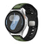 Huawei GT2 46mm Zore KRD-135 22mm Silicone Strap Dark Green-Black 