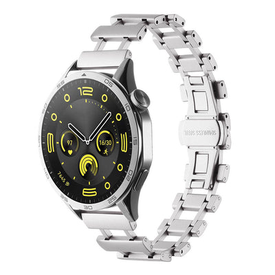 Huawei GT2 46mm Zore KRD-96 22mm Metal Kordon Gümüş