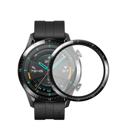 Huawei GT2 46mm Zore PMMA Pet Saat Ekran Koruyucu Siyah