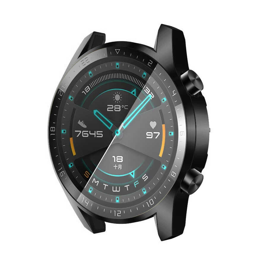 Huawei GT2 46mm Zore Watch Gard 02 Ekran Koruyucu Gold