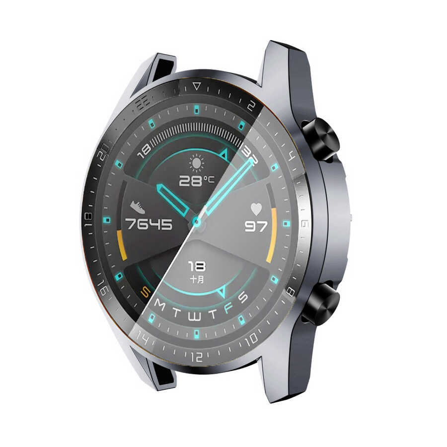 Huawei GT2 46mm Zore Watch Gard 02 Ekran Koruyucu Gold