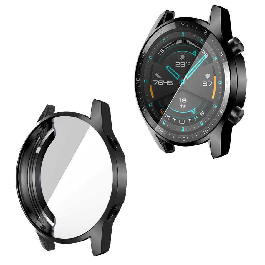 Huawei GT2 46mm Zore Watch Gard 02 Ekran Koruyucu Gold
