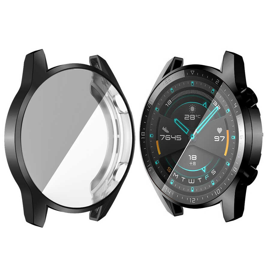 Huawei GT2 46mm Zore Watch Gard 02 Ekran Koruyucu Gold