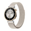 Huawei GT4 41mm Zore KRD-01 18mm Metal Hasır Kordon Starlight