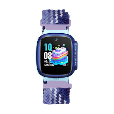 Huawei GT4 41mm Zore KRD-139 18mm Çocuklara Özel Örgü Kordon Siyah