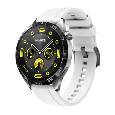 Huawei GT4 41mm Zore KRD-95 22mm Silikon Kordon Beyaz