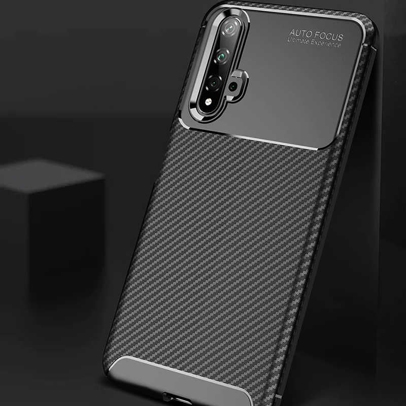 Huawei Honor 20 Kılıf Zore Negro Silikon Kapak Lacivert