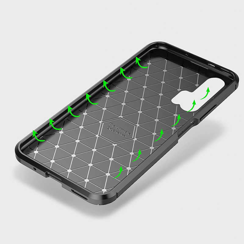 Huawei Honor 20 Kılıf Zore Negro Silikon Kapak Siyah