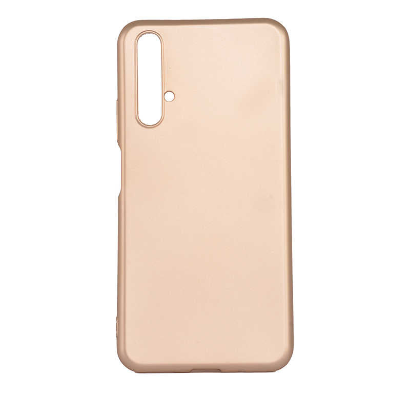 Huawei Honor 20 Kılıf Zore Premier Silikon Kapak Gold