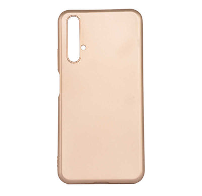 Huawei Honor 20 Kılıf Zore Premier Silikon Kapak Gold