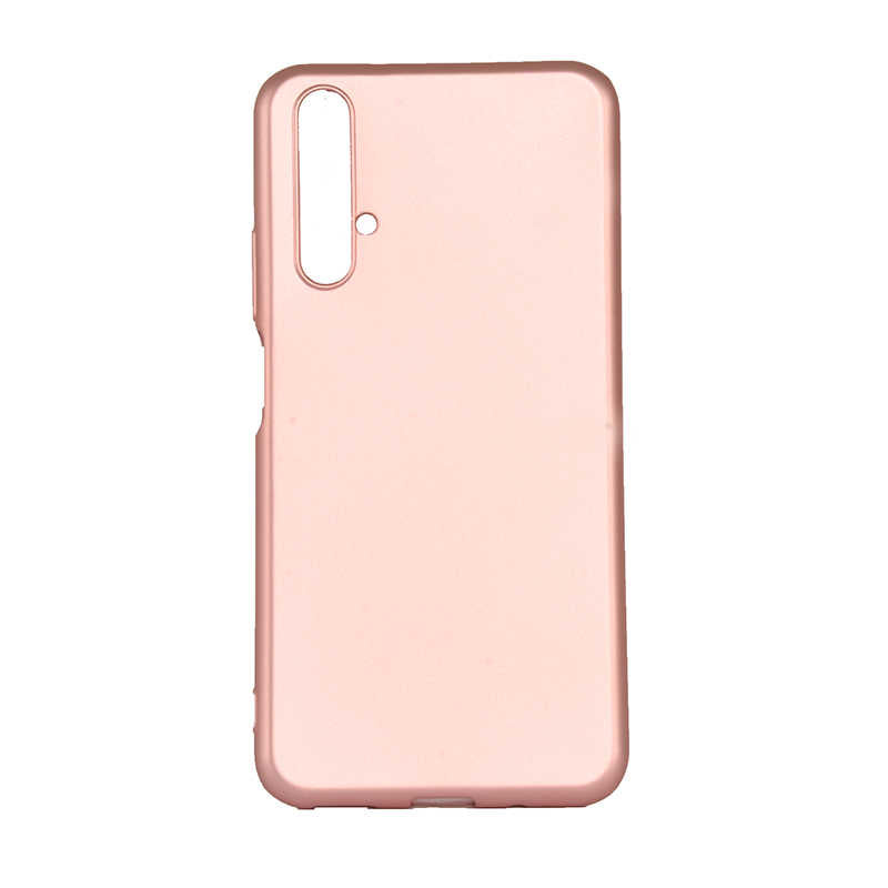 Huawei Honor 20 Kılıf Zore Premier Silikon Kapak Rose Gold