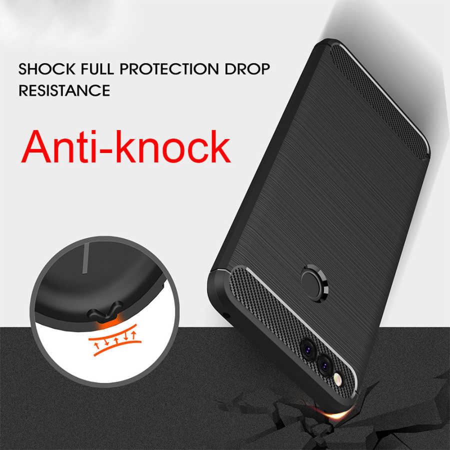 Huawei Honor 7X Kılıf Zore Room Silikon Kapak Siyah