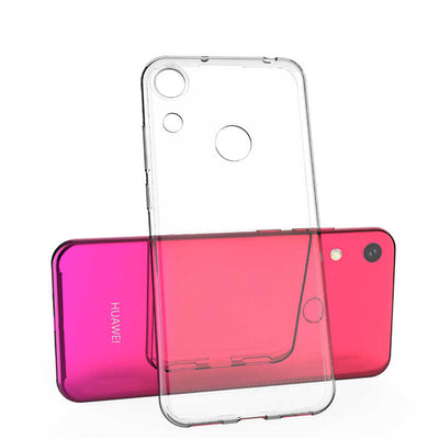 Huawei Honor 8A Kılıf Zore Süper Silikon Kapak Renksiz