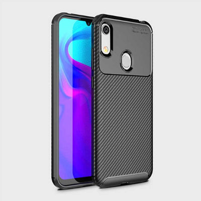 Huawei Honor 8A Kılıf Zore Negro Silikon Kapak Kahverengi