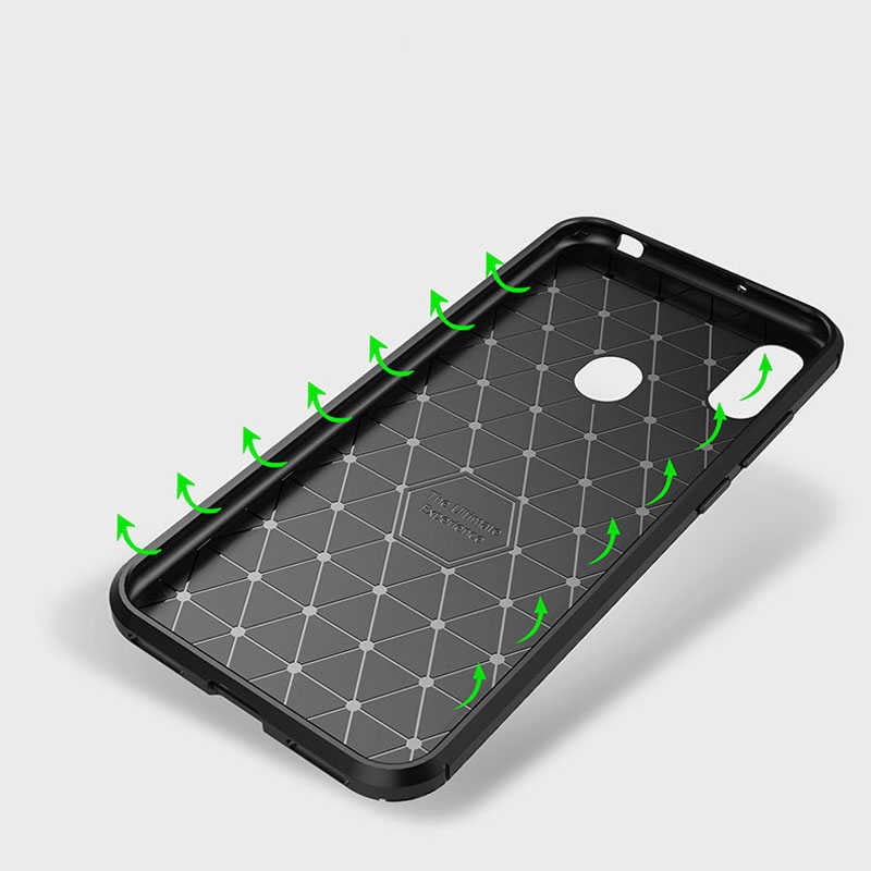 Huawei Honor 8A Kılıf Zore Negro Silikon Kapak Lacivert
