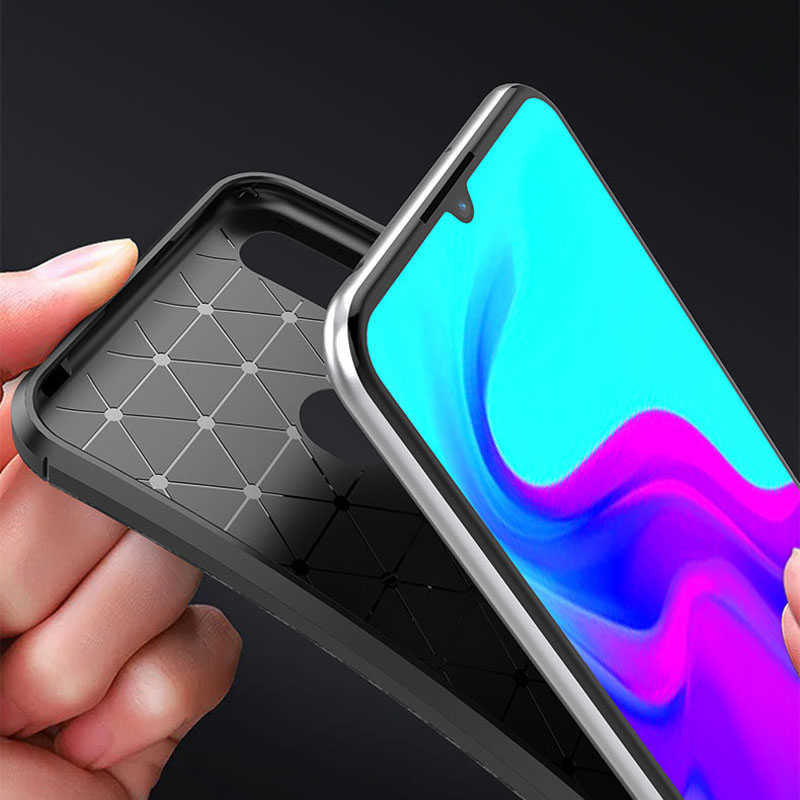 Huawei Honor 8A Kılıf Zore Negro Silikon Kapak Lacivert