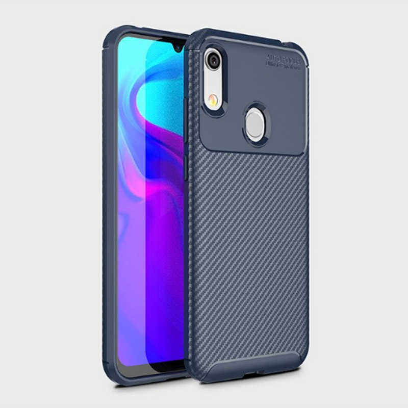 Huawei Honor 8A Kılıf Zore Negro Silikon Kapak Lacivert