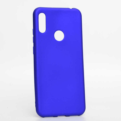 Huawei Honor 8A Kılıf Zore Premier Silikon Kapak Saks Mavi