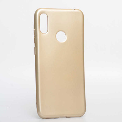 Huawei Honor 8A Kılıf Zore Premier Silikon Kapak Gold