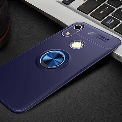 Huawei Honor 8A Kılıf Zore Ravel Silikon Kapak Mavi