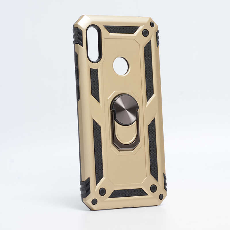 Huawei Honor 8A Kılıf Zore Vega Kapak Gold
