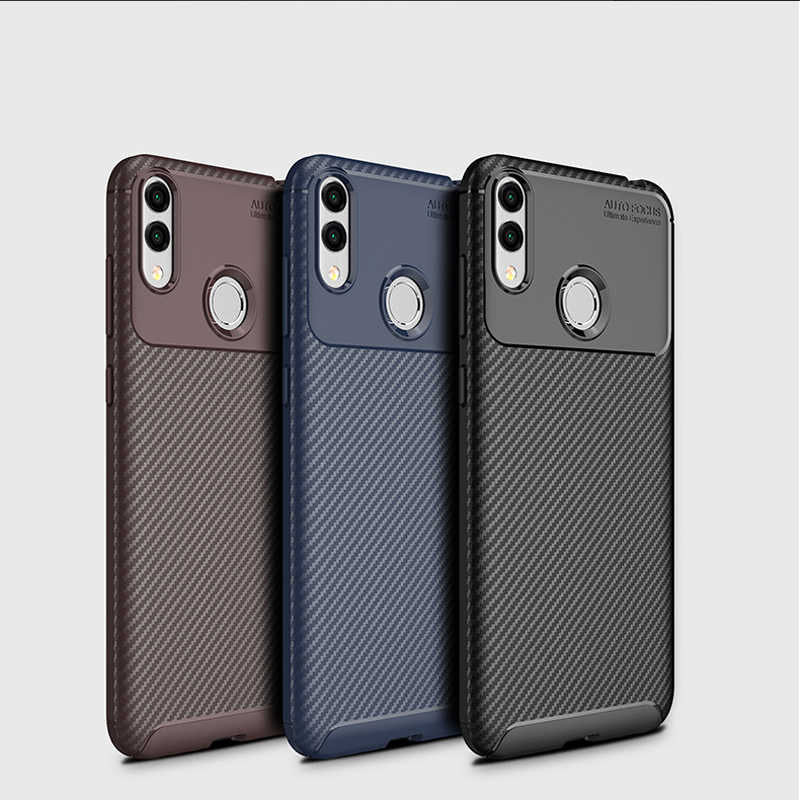 Huawei Honor 8C Kılıf Zore Negro Silikon Kapak Siyah