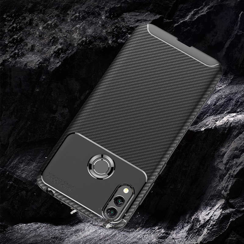 Huawei Honor 8C Kılıf Zore Negro Silikon Kapak Lacivert