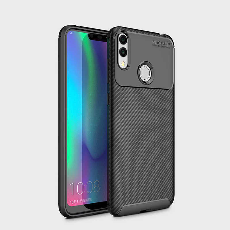 Huawei Honor 8C Kılıf Zore Negro Silikon Kapak Lacivert